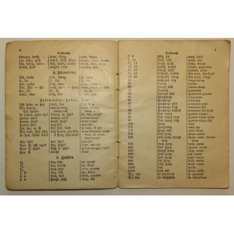 WW1-saksan- ja ranskalainen sotilaskirjakirja. Espenlaub militaria